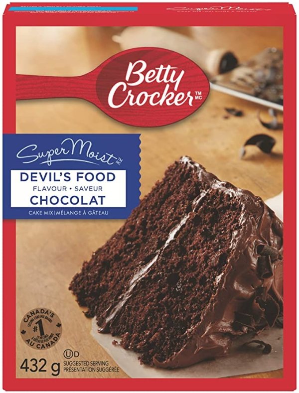 Betty Crocker蛋糕预拌粉 巧克力味 432g