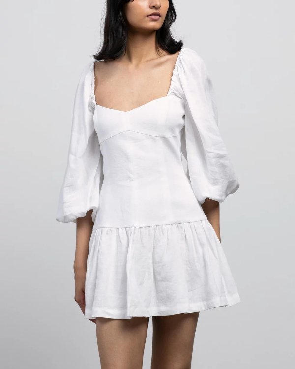 Henriette白色连衣裙