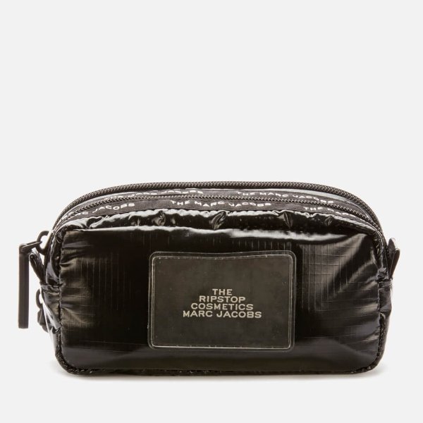 Women's Double Zip Pouch - Black