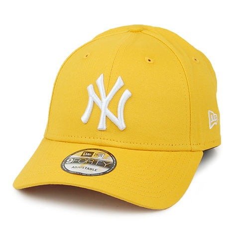 New Era 9FORTY New York Yankees Baseball Cap - MLB Essential - Yellow
