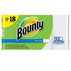 Bounty Select-a-Size 厨用用纸 超大12卷