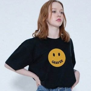 夏日必败：W Concept 潮牌T恤专场 $71.78收封面款笑脸短袖