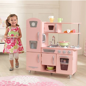 KidKraft 53179 仿真粉色儿童厨房