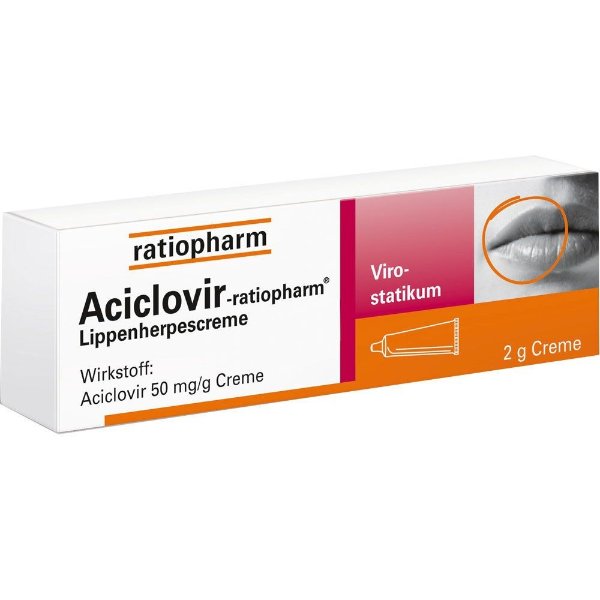 Aciclovir-ratiopharm®口唇炎药膏