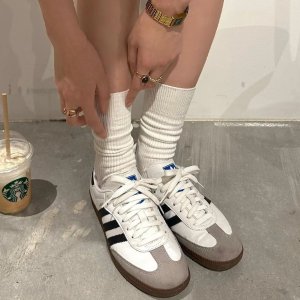 adidas Samba复古球鞋 女孩们的春夏百搭鞋 德训全网疯抢！