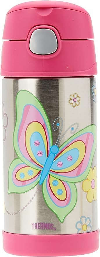 355ml FUNtainer 蝴蝶保温杯 - Butterfly, Pink (F4011BK6AUS)