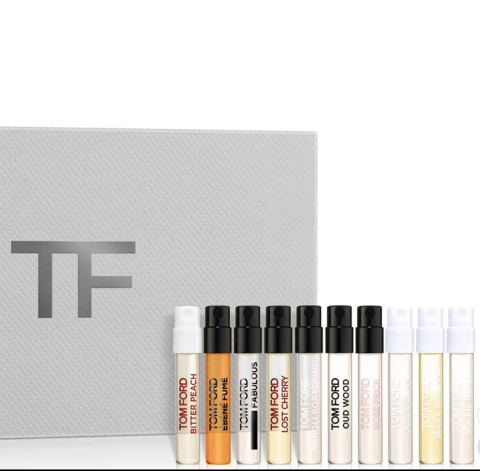 Tom ford 试管香10支礼盒~乌木玫瑰、皮革琥珀高级感满格！ 折后