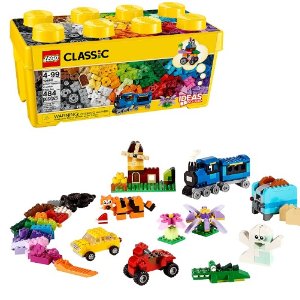手慢无：LEGO 经典创意中号积木盒 484片 促销