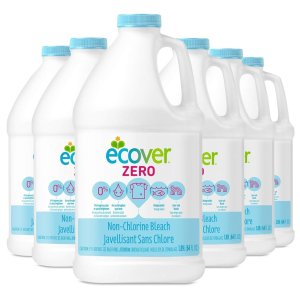 史低价：Ecover Zero 无香型可降解无氯漂白清洁剂 1.89L*6桶