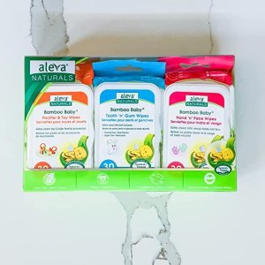 💥史低价💥：Aleva Naturals 天然有机婴儿湿巾3包90片 适合敏感肌肤宝宝