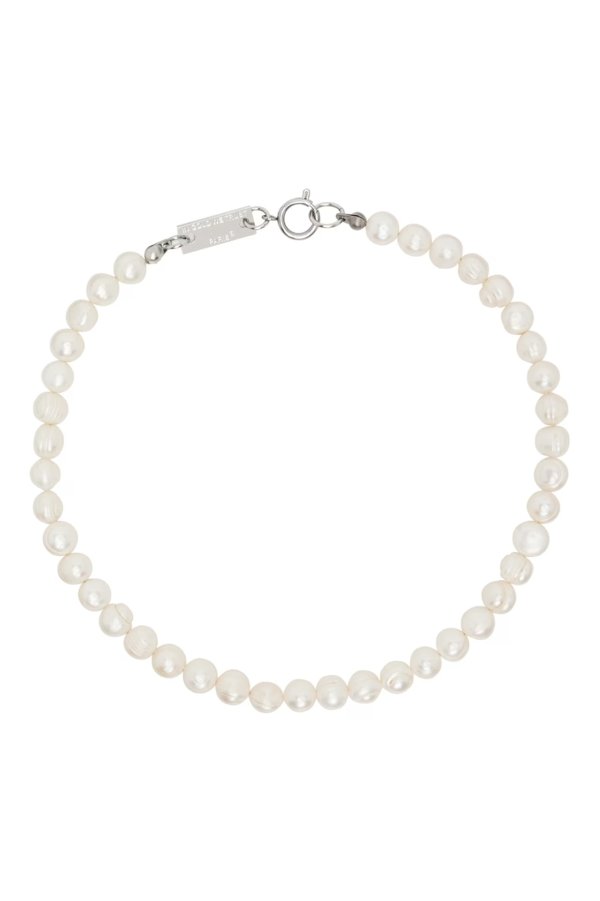 白色 Bold Pearls 项链