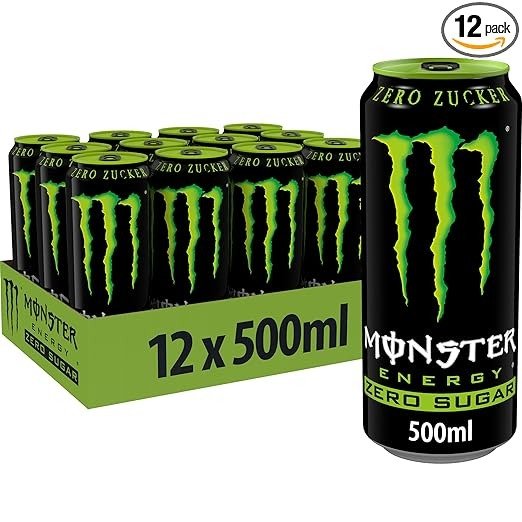 Monster Energy 零糖咖啡因饮料 (12 x 500 ml)