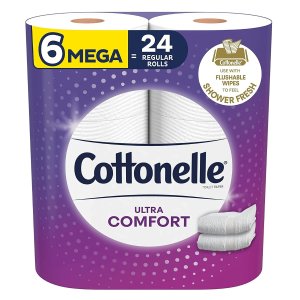 白菜价：Cottonelle 双层超柔软卫生纸 6卷 相当于普通24卷