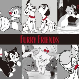 UNIQLO x Disney Furry Friends 联名T恤 斑点狗、猫咪等