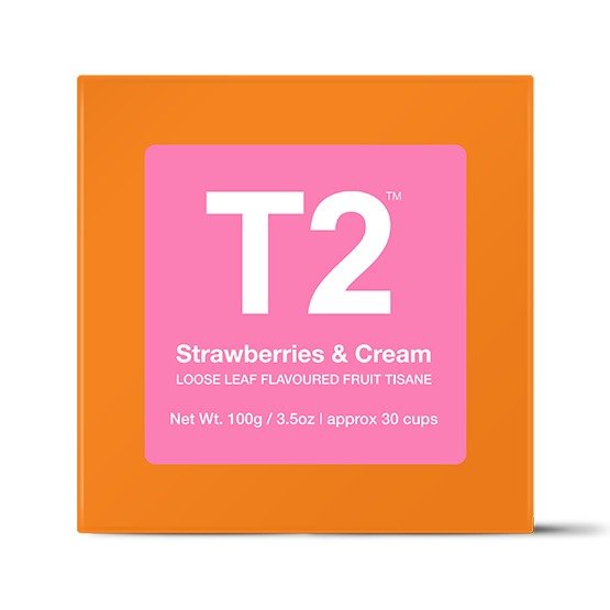 草莓奶油散装水果茶 | T2 TeaAU