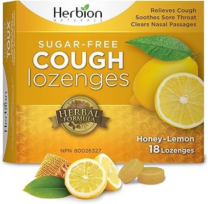 Herbion 止咳含片 18片 蜂蜜柠檬味