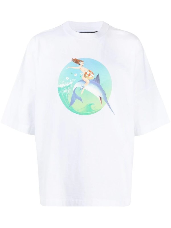 Fishing Club logo T恤
