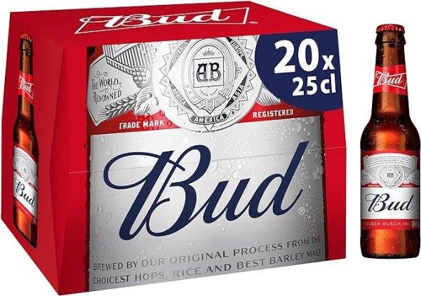 Bud 啤酒 20 X 25cl