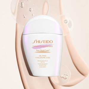 Shiseido新品首折 补货速抢新版控油白胖子SPF 42 