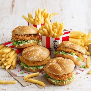 KFC 肯德基风味Zinger Burger特卖 仅限App