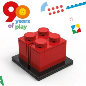 Lego 乐高90周年 到店品积木 拼好就能带回家！