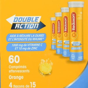 Prime Day狂欢价：REDOXON 橙味双效维生素C+锌 泡腾片 增强抵抗力