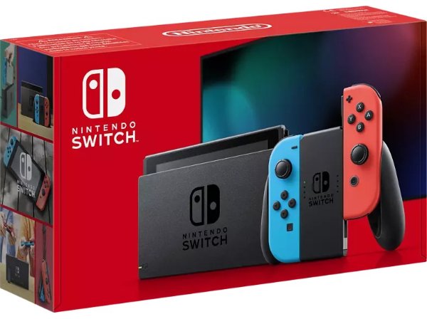 Nintendo Switch neue Edition in Neon-Rot/Neon-Blau | MediaMarkt