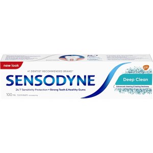 $4起步Sensodyne 深层清洁牙膏 100ml 薄荷味 敏感牙齿可用
