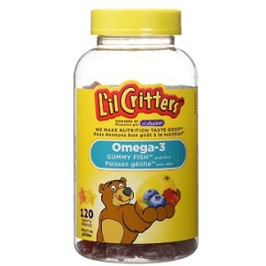 L'il Critters Omega-3 小熊儿童鱼油软糖120粒