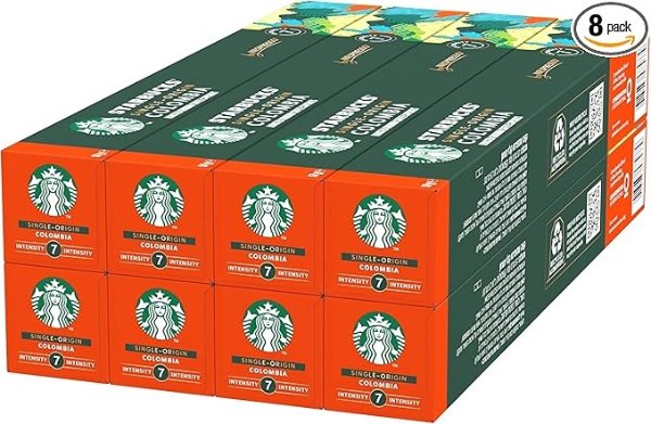 Single-Origin Colombia By Nespresso咖啡胶囊8 X 10 (80 Capsules)