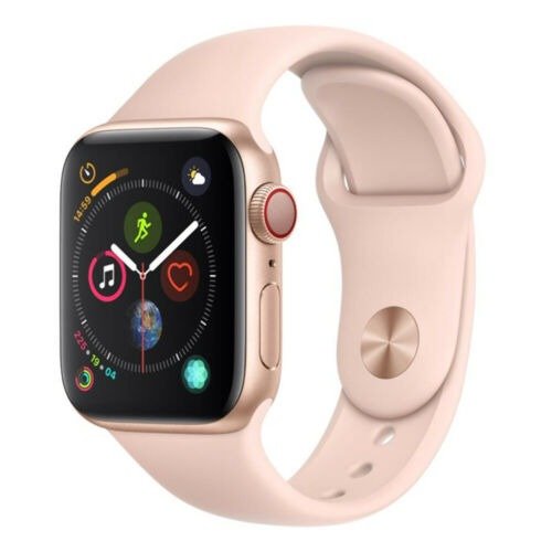 Apple Watch S4 40mm (Cellular) Gold Al Case w/ Pink Sand Sp