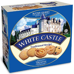 White Castle 黄油曲奇饼干 125g 酥的掉渣渣
