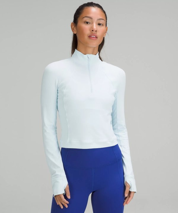 It's Rulu Run Cropped Half Zip | Women's Long Sleeve Shirts | lululemon