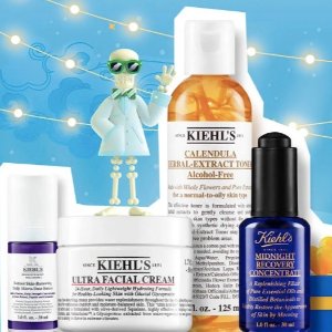 今晚截止：Kiehl's 科颜氏限定套装$165(值$397)高保湿面霜$24起