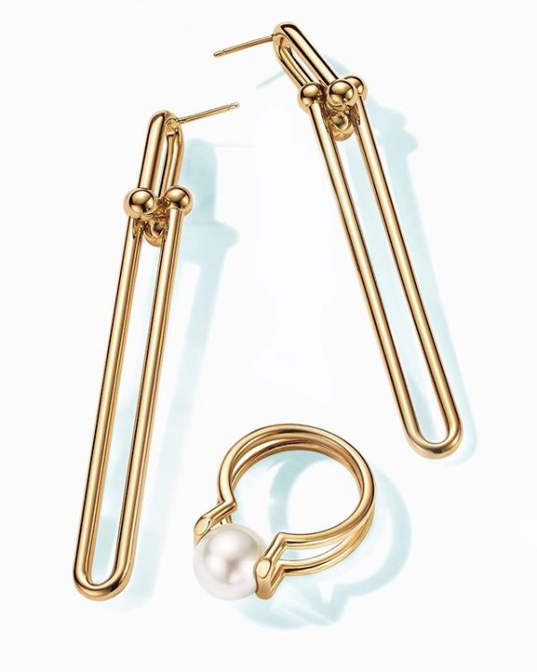Tiffany HardWear Double Long Link Earrings