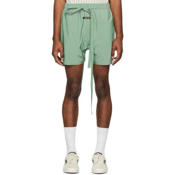 绿色3M反光短裤