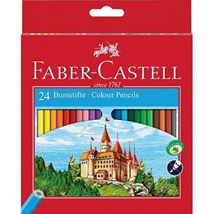 Faber-Castell 111224 彩色铅笔24色装