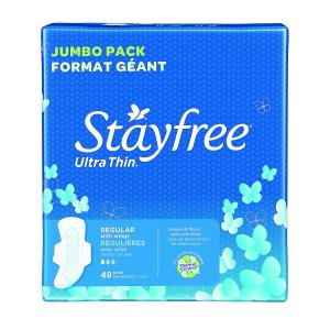 Stayfree 娇爽超薄护翼卫生巾（48片）