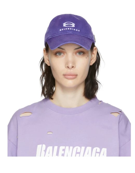 紫色帽子