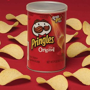 Pringles 罐装原味薯片 40克*12罐 矮胖矮胖萌萌哒