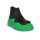 TIRE ANKLE BOOTS BLACK/GRASS