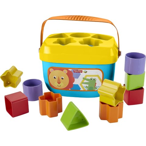 Fisher-Price 婴儿首个堆叠玩具积木套装（10 种形状）