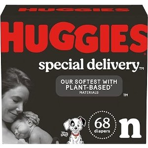 Huggies$0.35/个Special Delivery 纸尿裤N号 68个 2.7-4 Kg