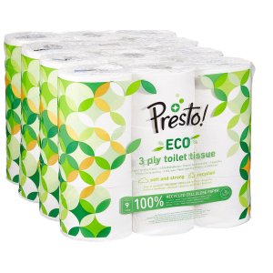 Presto! eco 可回收亚马逊自有品牌3层厕纸