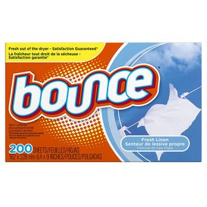 史低价：Bounce 清香衣物烘干纸, 200张