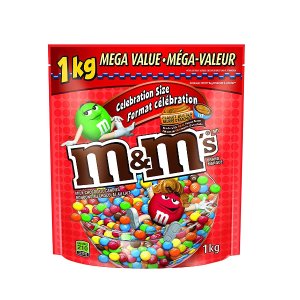 M&M's 花生巧克力豆1公斤超值装  快到碗里来