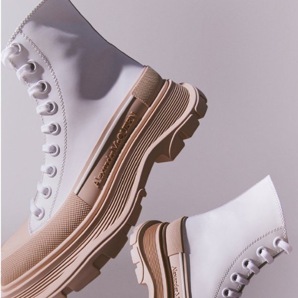 Tread Slick leather high-top 运动鞋