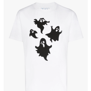 黑白两色可选 €250拿下OFF-WHITE 超新Ghost短袖上市 幽灵鬼怪图案备受热议
