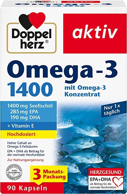 Omega-3 1400 mg高剂量深海鱼油
