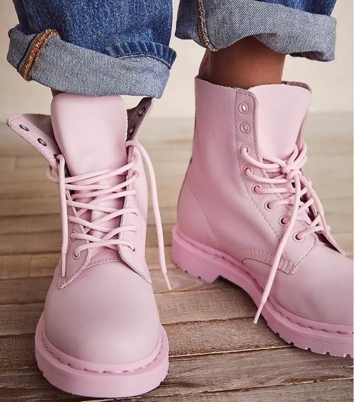 Pink 1460 Pascal 8孔靴